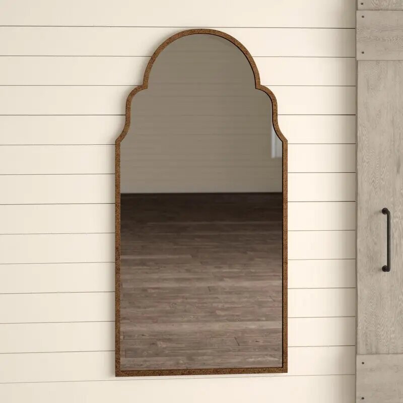 Pentagon Wall Wood Mirror 1